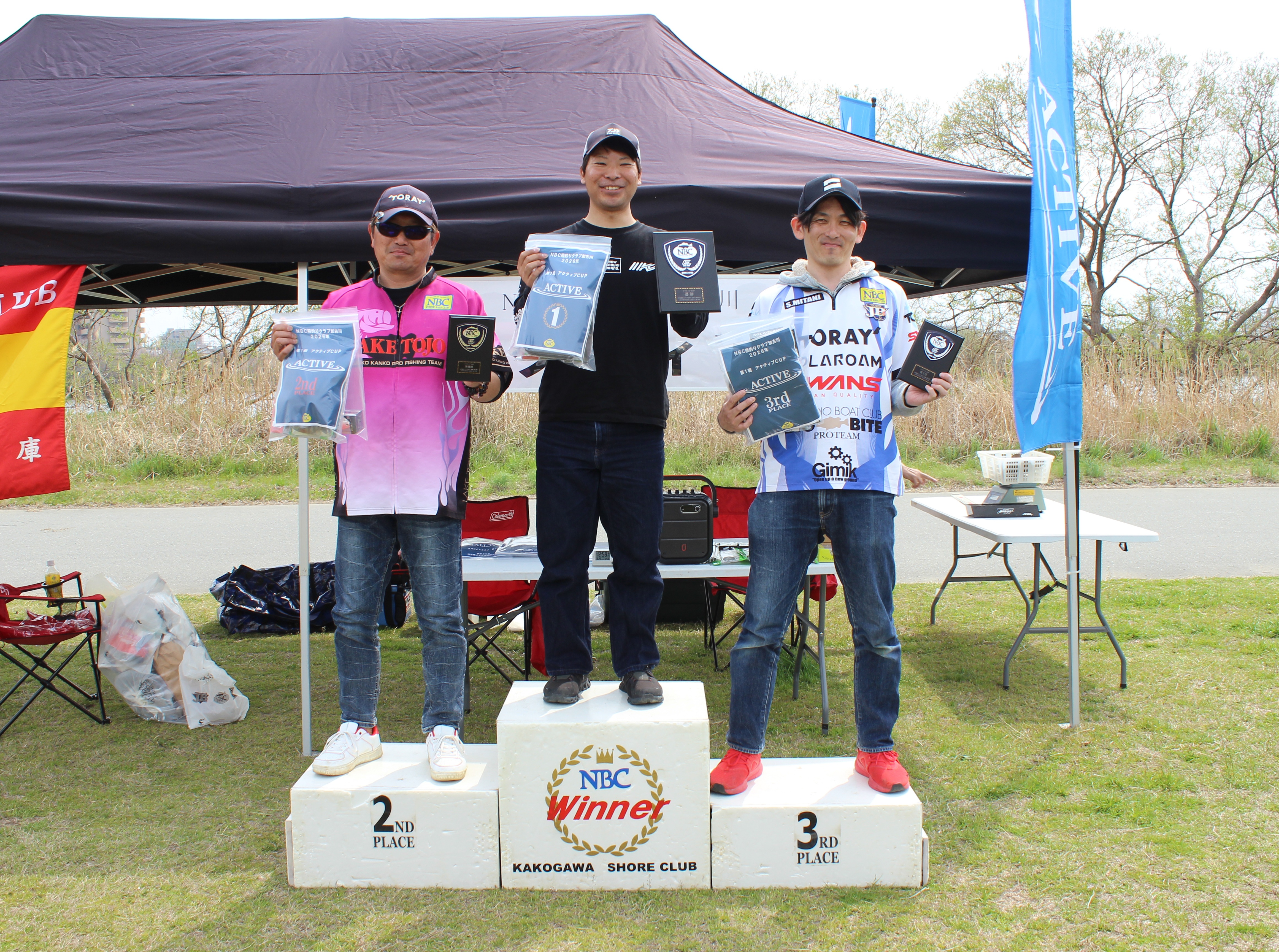 NBC陸釣りクラブ加古川 第１戦　アクティブ　CUP